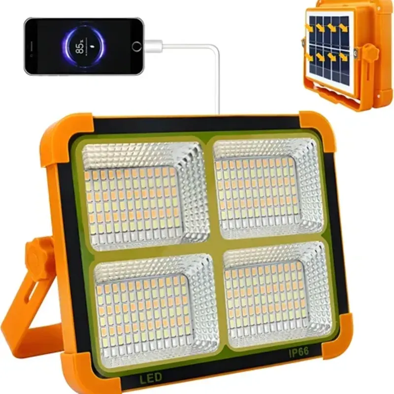 8202041 - Lampara LED solar IP66 rectangular (recargable) - U/M: U
