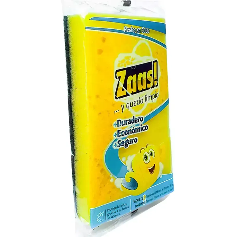 Esponja para fregar Zaas 3 u