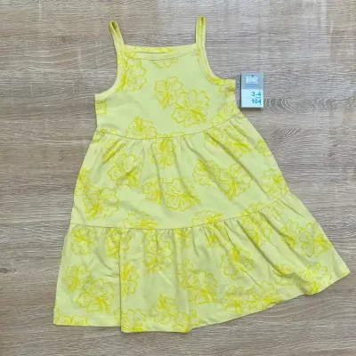 Vestido de tirantes color amarillo
