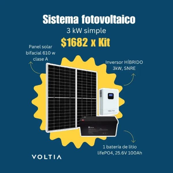 Kit 3kW Simple