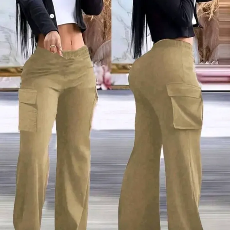 Pantalón de bolsillos beis