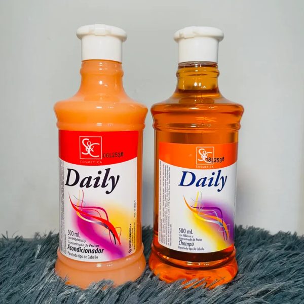 Juego de shampoo y acondicionador Daily