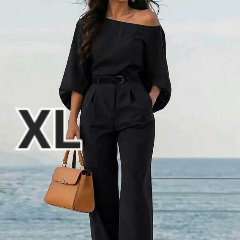 Conjunto Elegante de Top Asimetrico