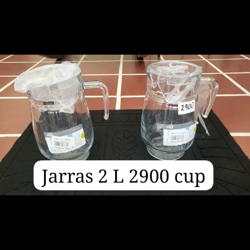 Jarras de cristal 2 Litros