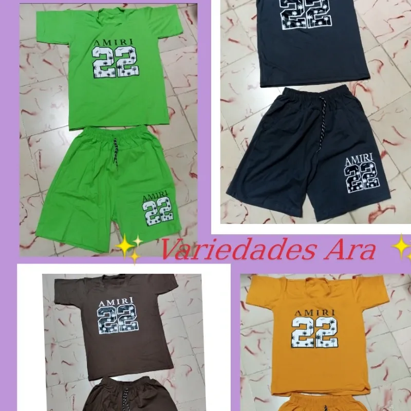 conjuntos de pulover y shorts