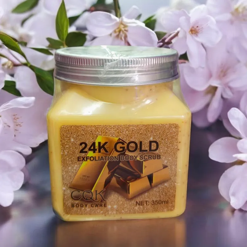 Exfoliante corporal y facial de 24K 350 ml.