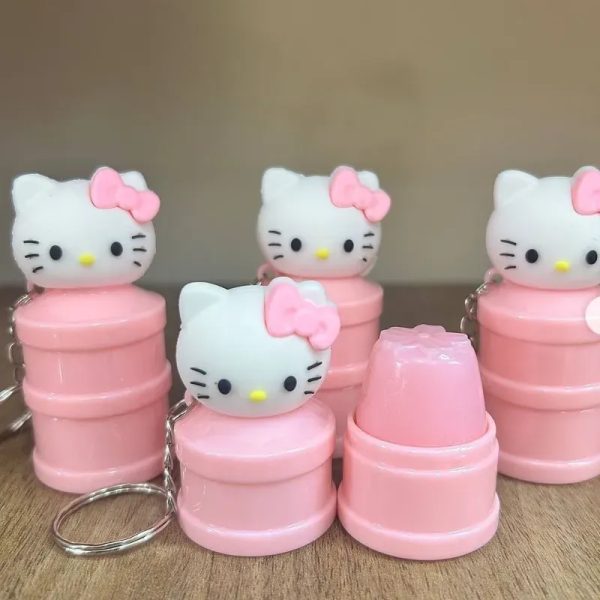 Bálsamo con llavero de Hello Kitty