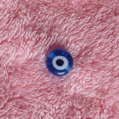Ojo turco 8mm azul claro
