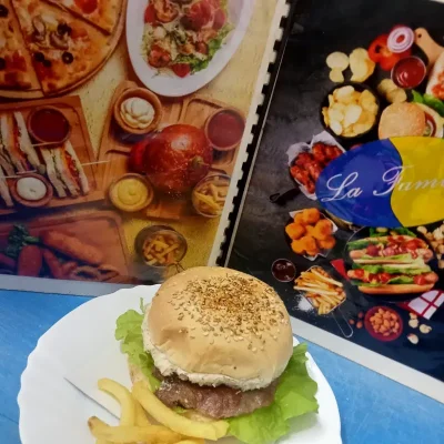 Hamburguesa sencilla