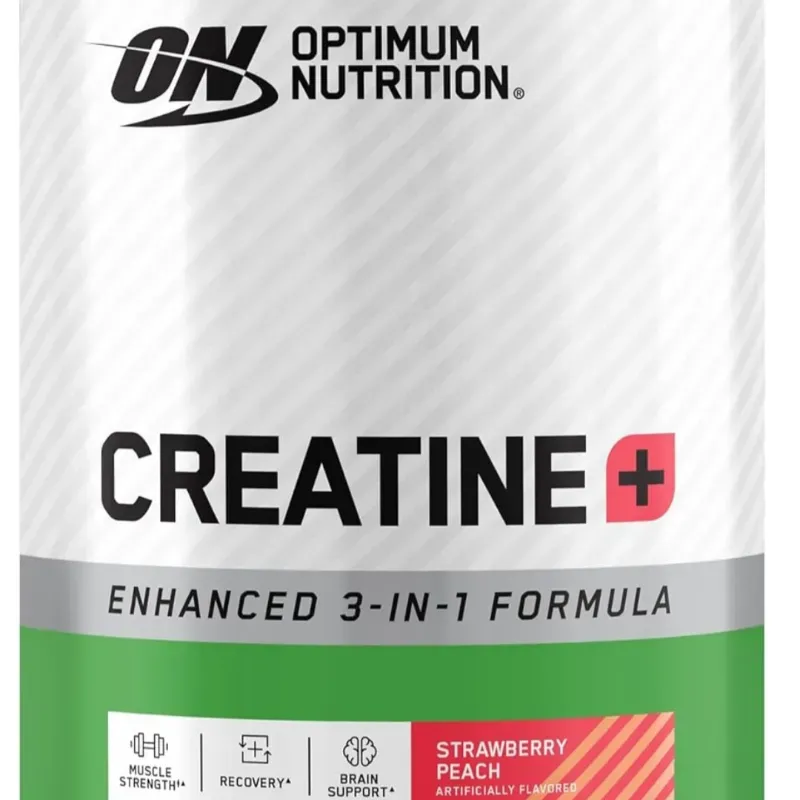 Optimum Nutrition. Creatina. Melocotón y Fresa