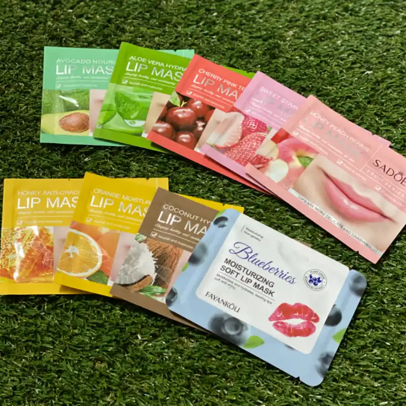 Mascarillas de gel para labios(1 Par)