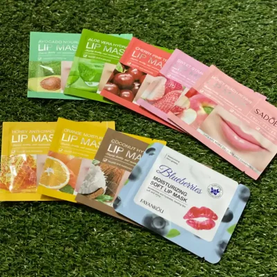 Mascarillas de gel para labios(1 Par)
