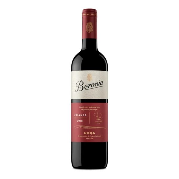 Vino Tinto Temp/Garn/Mazuelo D.O. Rioja BERONIA Crianza 750ml/6 Caja