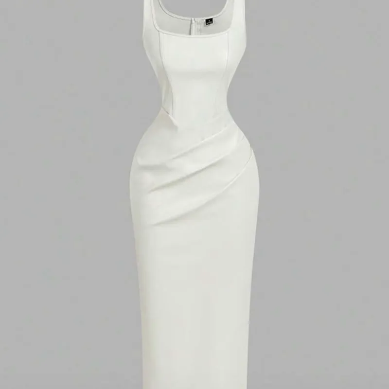 Vestido de piel blanco