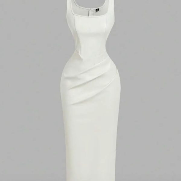Vestido de piel blanco