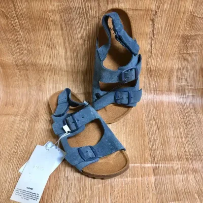 Prácticas Mango de cuero color azul