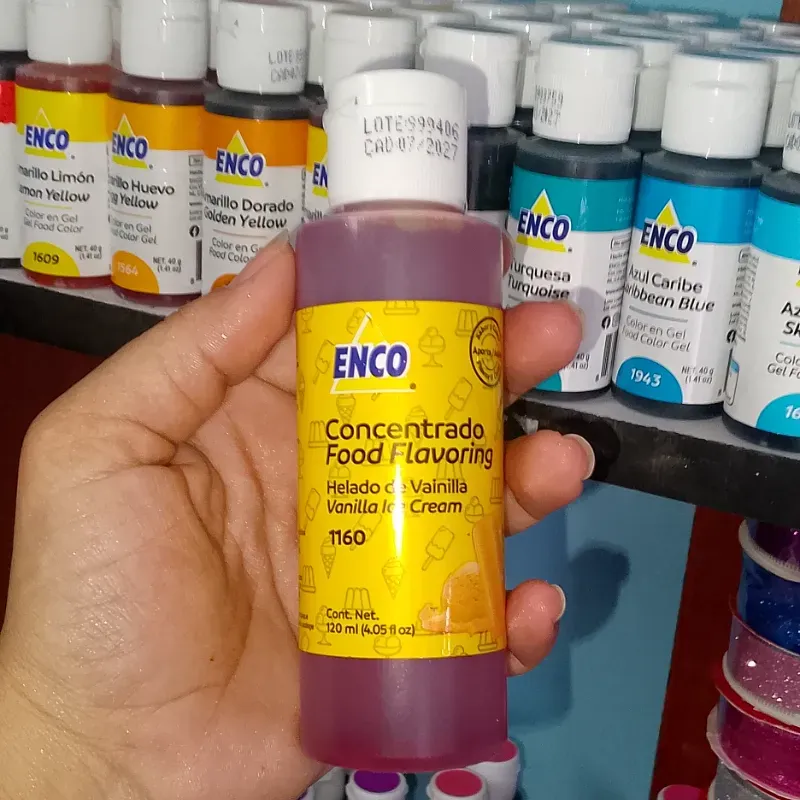 Concentrado Enco 120ml Helado de vainilla