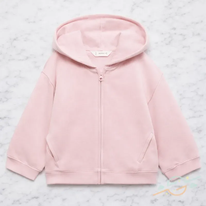 Sudadera rosa orejitas MANGO