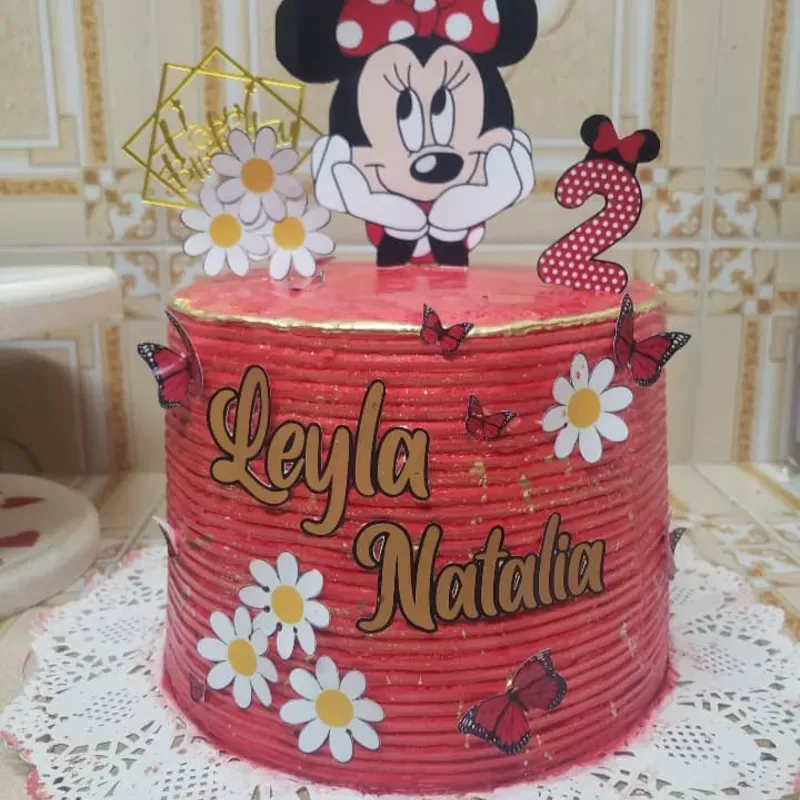 Pastel gigante temática MINNIE