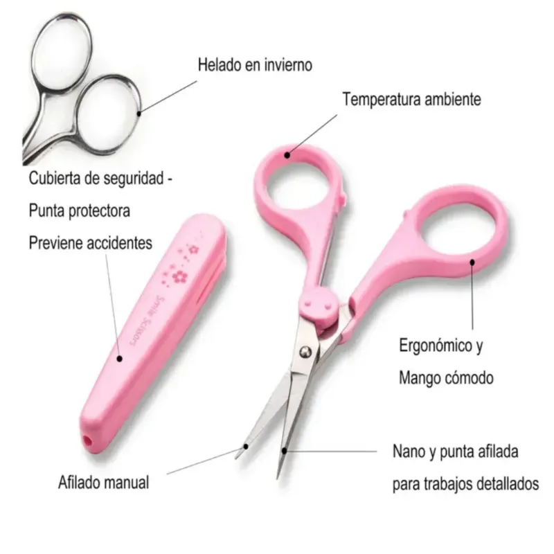 Tijerita  de precisión Rosa