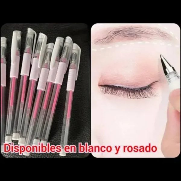 Bolígrafos Para visagismo blanco