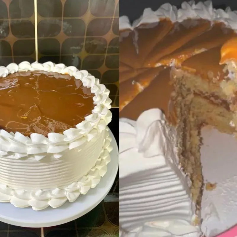 Cake de dulce de leche