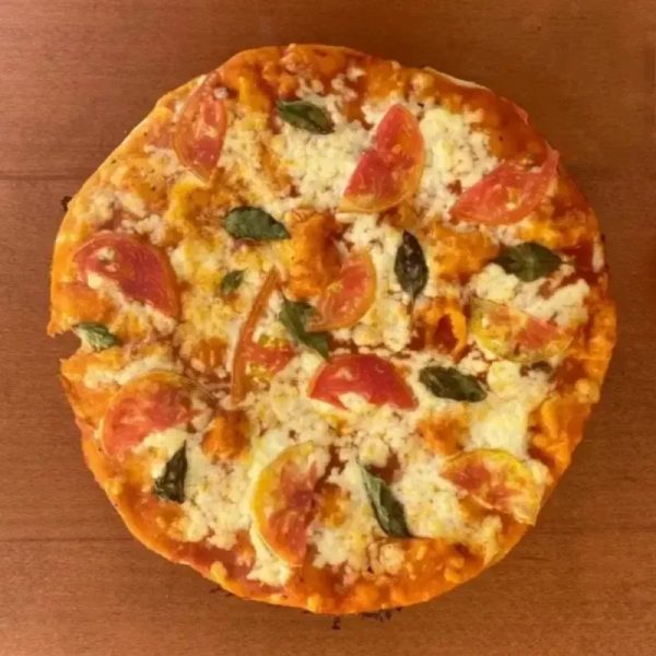 Pizza de bacon y cebolla