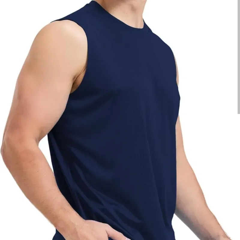 Pullover Desmangado Azul Oscuro