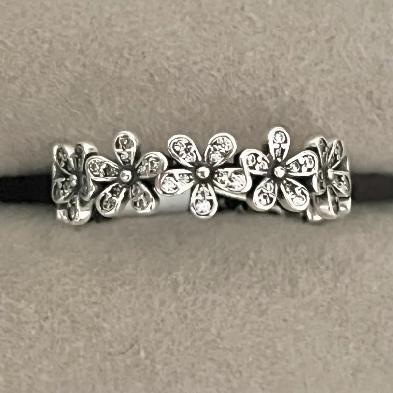 Anillo aro margaritas