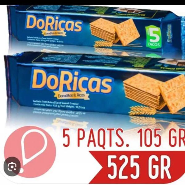 Galletas de soda 1 paquete grande (5 pequeño)