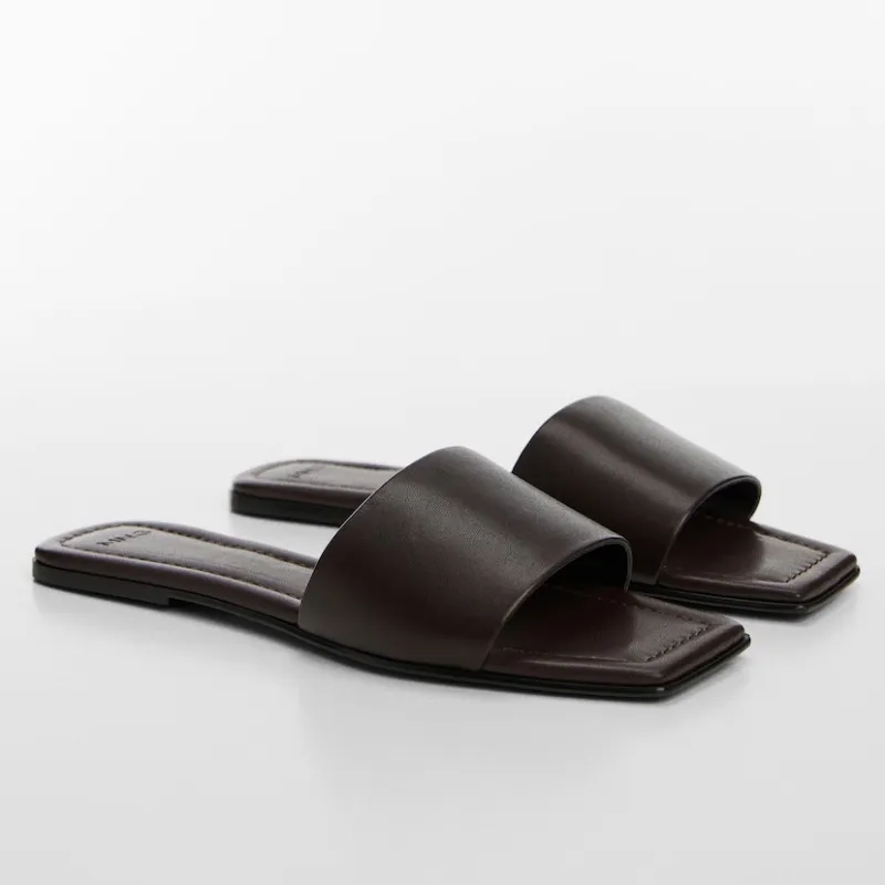 Sandalias piel tiras