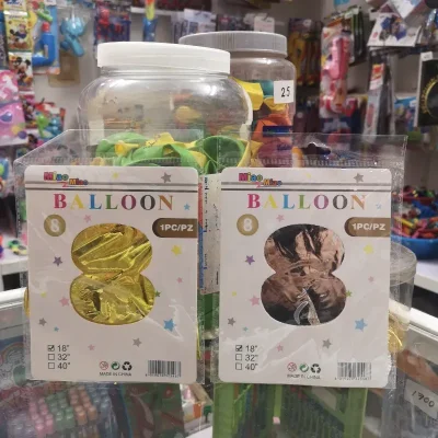 Globos de número 8