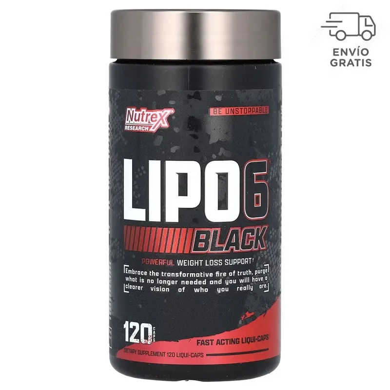 Lipo 6 Black 120 cápsulas
