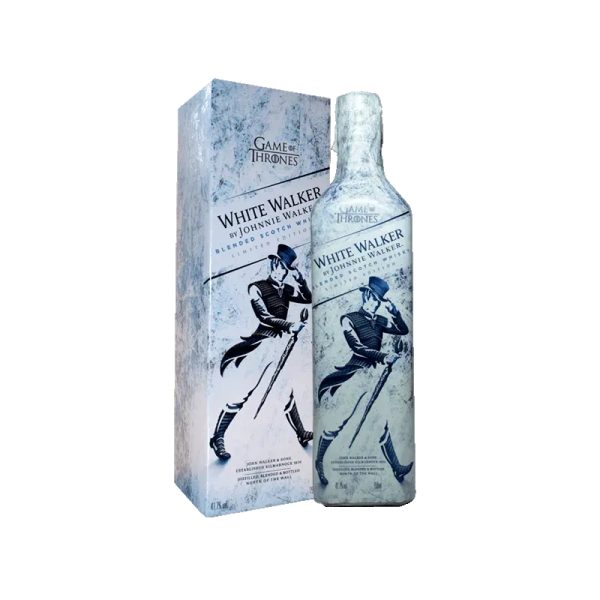 WHISKEY Johnnie White Walker 1 Ltr (blanco azul)