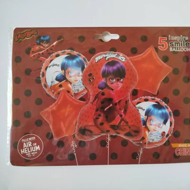 Set de globos de 5 piezas temáticos y de fiesta