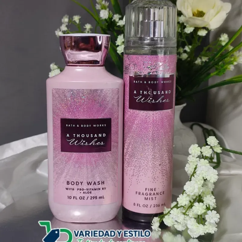 Conjunto de crema y colonia Bath and Body Works