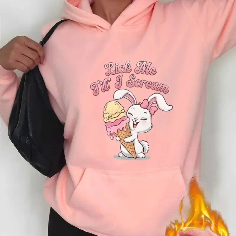  Sudadera con capucha — Rosado