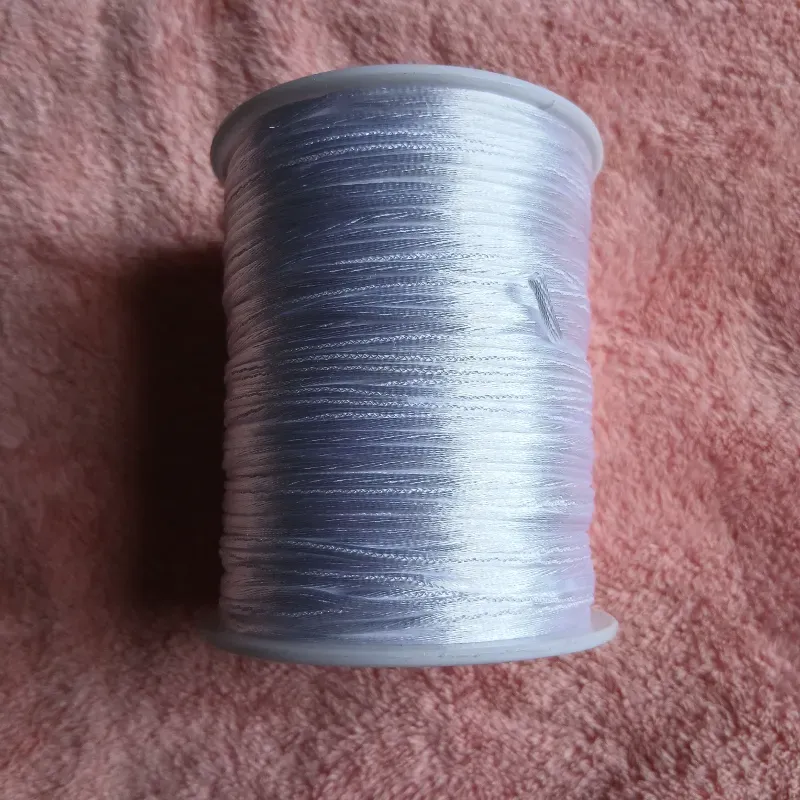 Hilo cola de rata blanco coco 1 mm