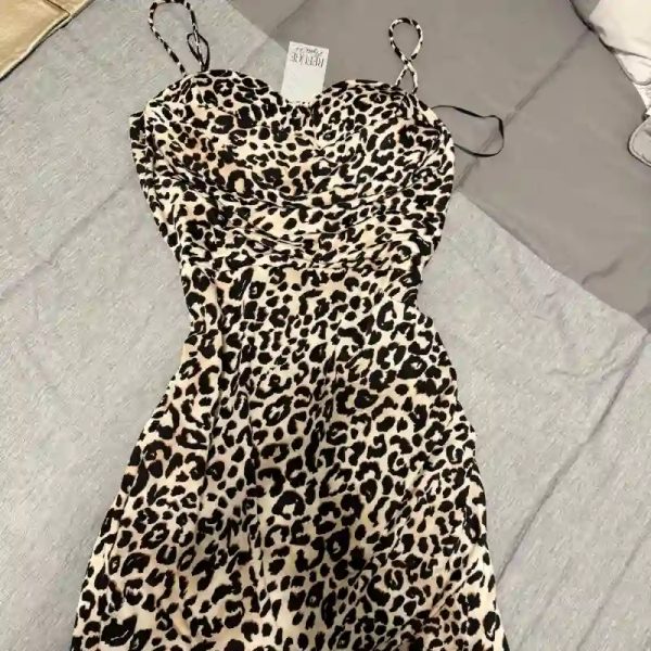 Vestido animal print