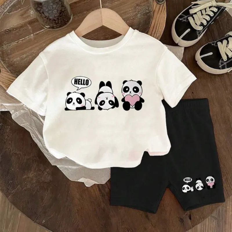 Conjunto negro y blanco ( panda )