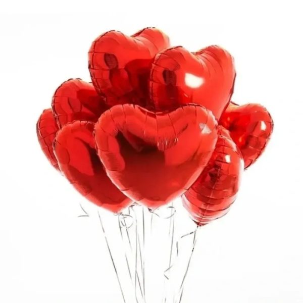Globo corazon rojo