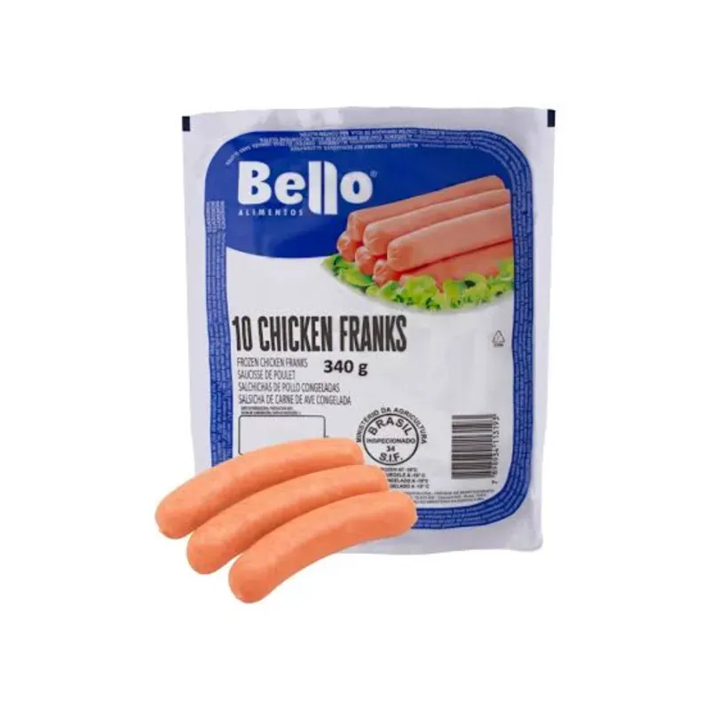 Salchichas de pollo Bello