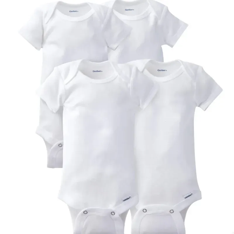 Set de Bodys para Bebé Blancos