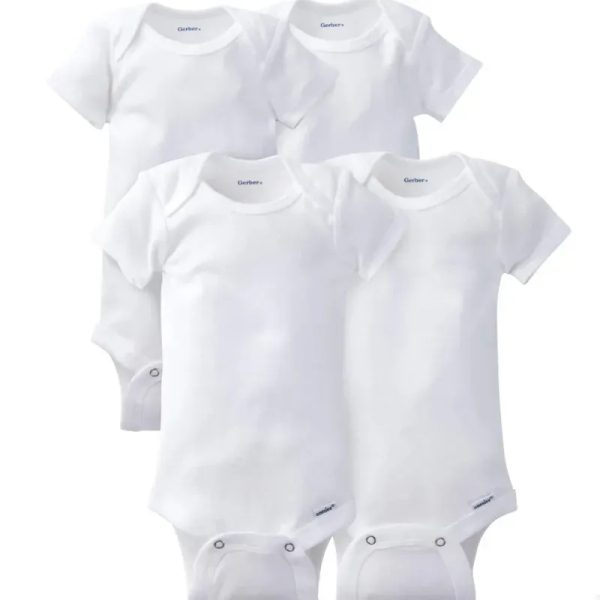 Set de Bodys para Bebé Blancos