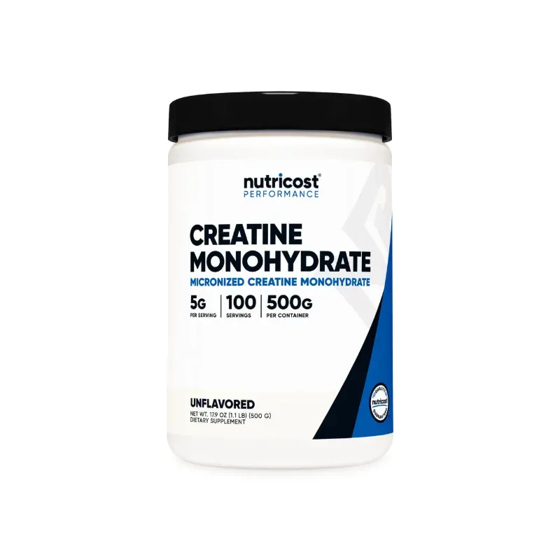 Nutricost® Creatine Monohydrate – Creatina Micronizada Pura (100 Servicios)
