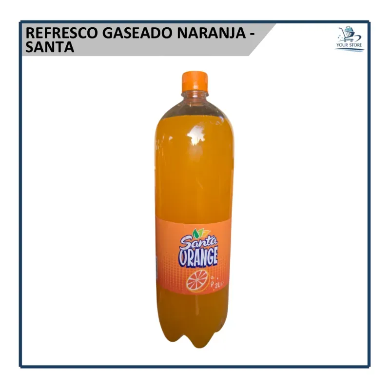 Refresco Gaseado Naranja - Santa (2L)