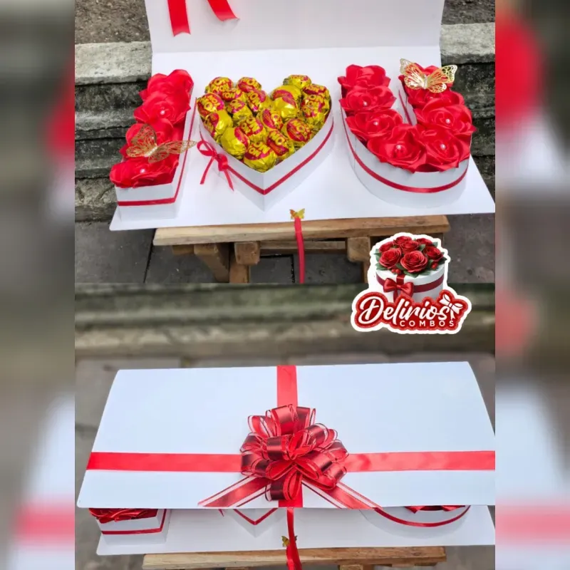 Cajita de I ❤️ U con bombones 