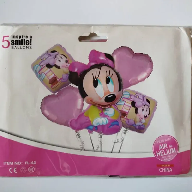 Set de globos de 5 piezas temáticos y de fiesta