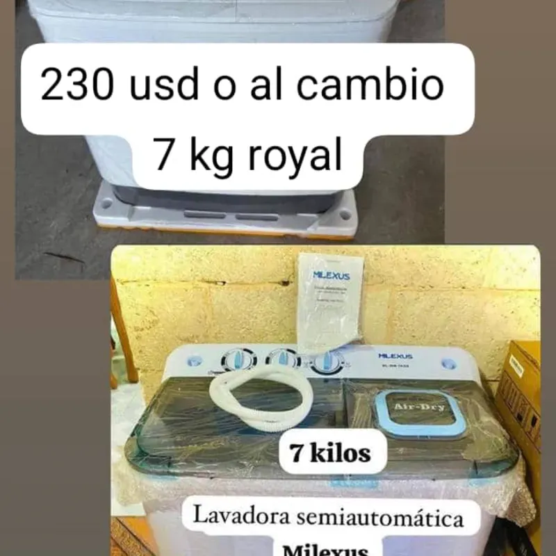Lavadoras semiautomáticas