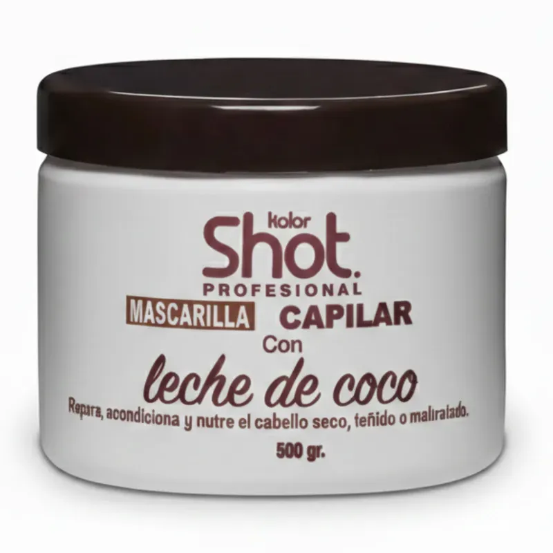 Mascarilla Capilar Leche de Coco KOLOR SHOT